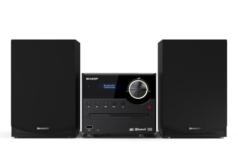 Sharp XL-B517D(BK) Mikrosystem Hi-Fi, CD/FM/USB/Bluetooth v5.0, Wejście Aux, 45W, Czarny Sharp | Mikrosystem Hi-Fi | XL-B517D(BK