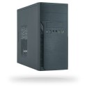 Chieftec ATX mini-tour alu brossé SECC Tower Czarny