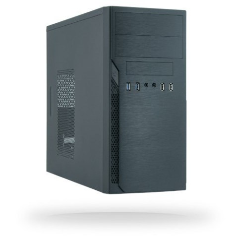 Chieftec ATX mini-tour alu brossé SECC Tower Czarny