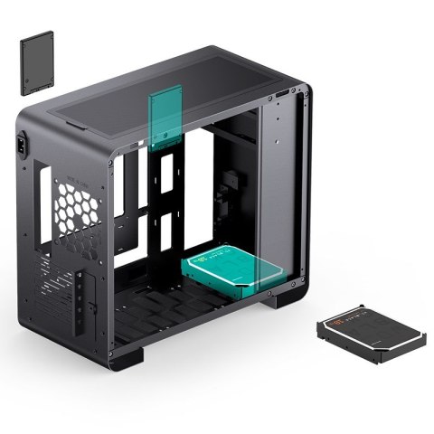 Jonsbo U4 Mini Mesh Micro-ATX Case - Czarny Jonsbo U4 Mini Mesh Micro-ATX Case - Czarny