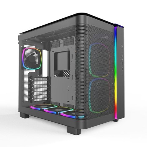 Montech KING 95 PRO Midi-Tower, Szkło Hartowane, ARGB - czarny Montech KING 95 PRO Midi-Tower, Szkło Hartowane, ARGB - czarny