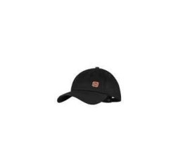 Buff Solid Black Czapka z daszkiem Bawełna, Poliester