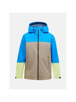Kurtka przeciwdeszczowa Peak Perfomance Trail Hipe Shell Jacket - bril blue/avid beige/sunny adv