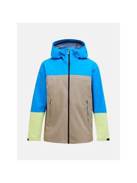 Kurtka przeciwdeszczowa Peak Perfomance Trail Hipe Shell Jacket - bril blue/avid beige/sunny adv