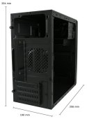 LC-Power 2014MB Midi Tower Czarny