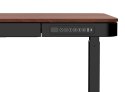 Biurko ACTIVEJET z elektryczną regulacją wysokości 140x70 ET119W-C czarny/orzech