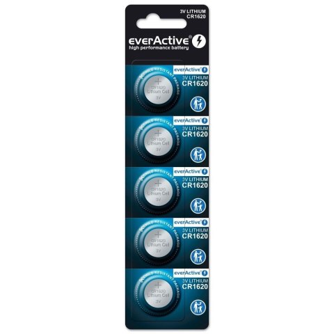 EVERACTIVE BATERIA LITOWA CR1620 BLISTER 5 SZT. CR16205BL EVERACTIVE BATERIA LITOWA CR1620 BLISTER 5 SZT. CR16205BL