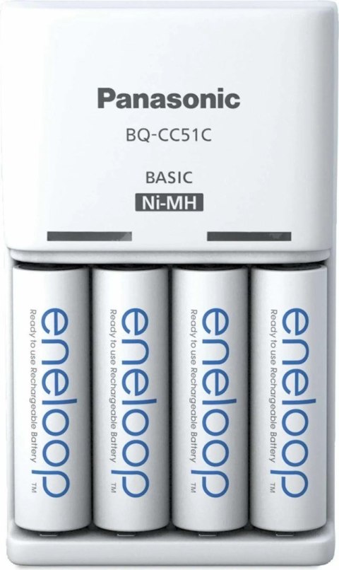ŁADOWARKA PANASONIC BASIC + 4x AA ENELOOP 2000 mAh ŁADOWARKA PANASONIC BASIC + 4x AA ENELOOP 2000 mAh