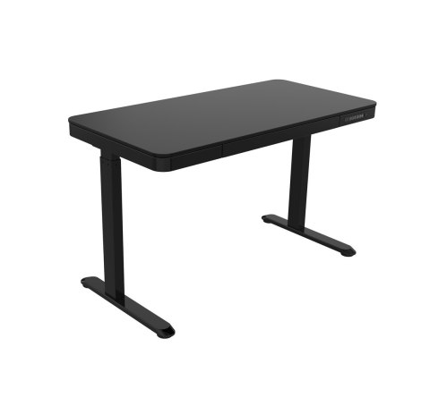 Zestaw Biurko TUCKANO czarne + Fotel ergonomiczny GEMBIRD czarny