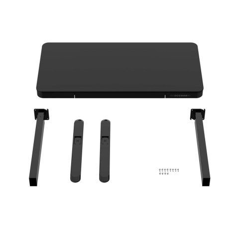 Zestaw Biurko TUCKANO czarne + Fotel ergonomiczny GEMBIRD czarny