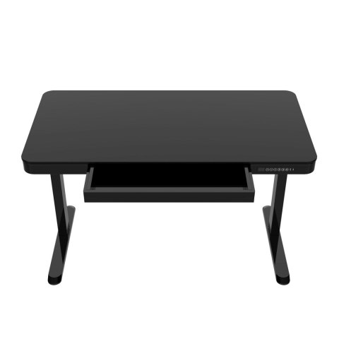 Zestaw Biurko TUCKANO czarne + Fotel ergonomiczny GEMBIRD czarny