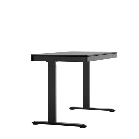 Zestaw Biurko TUCKANO czarne + Fotel ergonomiczny GEMBIRD czarny
