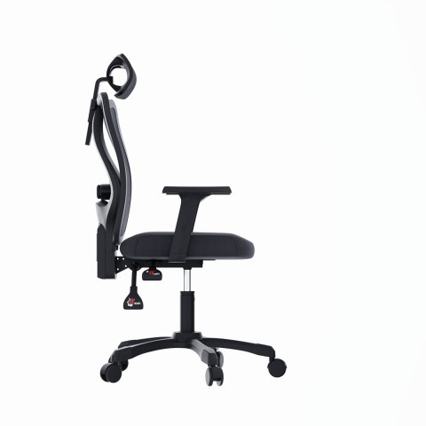 Zestaw Biurko TUCKANO czarne + Fotel ergonomiczny GEMBIRD czarny