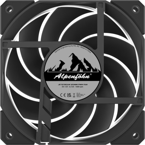 Alpenföhn® JetStream Triple - wentylator czarny, 3 sztuki Alpenföhn® JetStream Triple - wentylator czarny, 3 sztuki