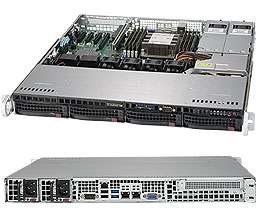 Supermicro 1U 4x3,5" typu hot-swap SAS/SATA 2x400W Platinum