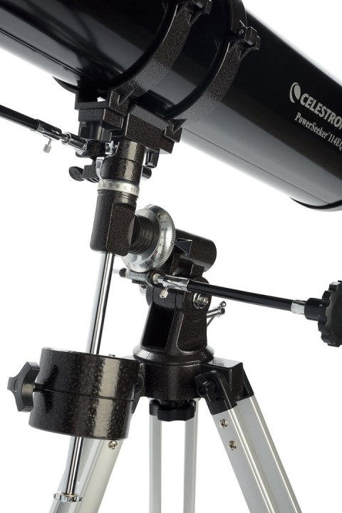 Celestron PowerSeeker 114EQ Luneta 45x Czarny Celestron PowerSeeker 114EQ Luneta 45x Czarny