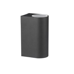 Kinkiet ścienny V-TAC VT-7652 230V IP44 GU10 (SKU 7509) Czarny