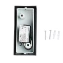 Kinkiet ścienny V-TAC VT-7652 230V IP44 GU10 (SKU 7509) Czarny
