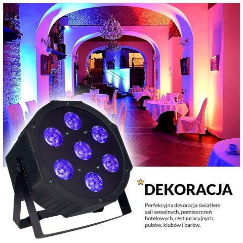 LIGHT4ME TRI PAR Basic 7x9 - reflektor sceniczny LED