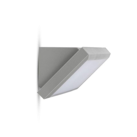 Oprawa Ścienna V-TAC 12W LED Ukośna Szara IP65 VT-8054-N 4000K 1250lm Oprawa Ścienna V-TAC 12W LED Ukośna Szara IP65 VT-8054-N 4000K 1250lm