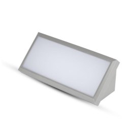 Oprawa Ścienna V-TAC 12W LED Ukośna Szara IP65 VT-8054-N 4000K 1250lm