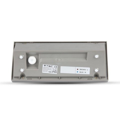 Oprawa Ścienna V-TAC 12W LED Ukośna Szara IP65 VT-8054-N 4000K 1250lm Oprawa Ścienna V-TAC 12W LED Ukośna Szara IP65 VT-8054-N 4000K 1250lm