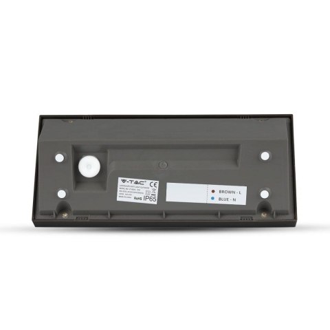 Oprawa ścienna LED V-TAC VT-8054 ukośna 12W IP65 4000K 1250lm (SKU 6808) Czarny Oprawa ścienna LED V-TAC VT-8054 ukośna 12W IP65 4000K 1250lm (SKU 6808) Czarny