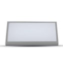 Oprawa ścienna LED V-TAC VT-8055-N ukośna 20W IP65 3000K 2050lm (SKU 218236) Szary