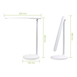 Techly I-LAMP-DSK9 lampa stołowa 3 W LED G Biały