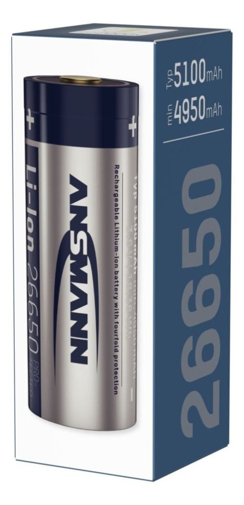 Ansmann 1307-0012 bateria do użytku domowego Bateria do ponownego naładowania Litowo-jonowa (Li-Ion)