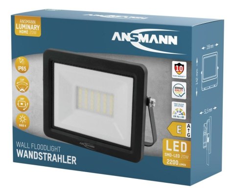 Ansmann WFL20W Czarny LED 20 W Ansmann WFL20W Czarny LED 20 W