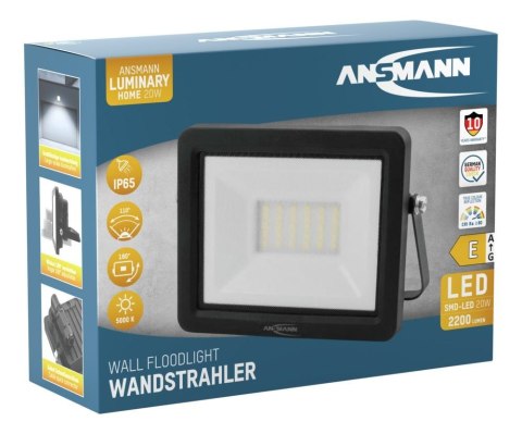 Ansmann WFL20W Czarny LED 20 W Ansmann WFL20W Czarny LED 20 W