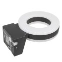 Lampa LED Maclean, ścienna, z czujnikiem PIR, PC+ALU, 20W, 1700lm, IP65, Neutral White 4000K, szara, MCE365