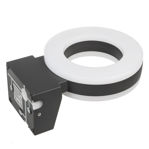 Lampa LED Maclean, ścienna, z czujnikiem PIR, PC+ALU, 20W, 1700lm, IP65, Neutral White 4000K, szara, MCE365 Lampa LED Maclean, ścienna, z czujnikiem PIR, PC+ALU, 20W, 1700lm, IP65, Neutral White 4000K, szara, MCE365