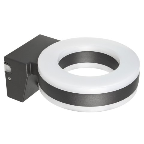 Lampa LED Maclean, ścienna, z czujnikiem PIR, PC+ALU, 20W, 1700lm, IP65, Neutral White 4000K, szara, MCE365 Lampa LED Maclean, ścienna, z czujnikiem PIR, PC+ALU, 20W, 1700lm, IP65, Neutral White 4000K, szara, MCE365