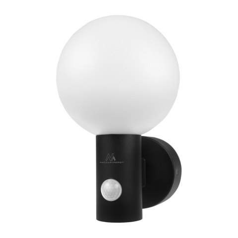 Lampa LED z czujnikiem ruchu Maclean, czujnik ruchu PIR, kolor czarny, 15W, IP65, 1600lm, barwa neutralna biała (4000K) MCE515 B Lampa LED z czujnikiem ruchu Maclean, czujnik ruchu PIR, kolor czarny, 15W, IP65, 1600lm, barwa neutralna biała (4000K) MCE515 B