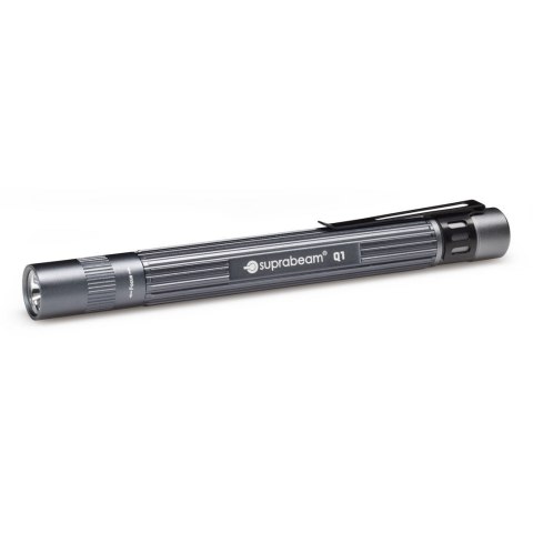 Latarka monochromatyczna LED Suprabeam Q1 zasilana na baterie szara 14.2 cm Latarka monochromatyczna LED Suprabeam Q1 zasilana na baterie szara 14.2 cm