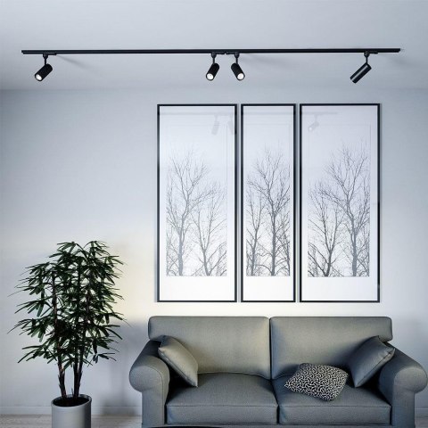 Oprawa V-TAC VT-420-B szynosystem 3F 20W LED SAMSUNG CHIP CRI90+ 5000K 1600lm (SKU 367) Czarny Oprawa V-TAC VT-420-B szynosystem 3F 20W LED SAMSUNG CHIP CRI90+ 5000K 1600lm (SKU 367) Czarny