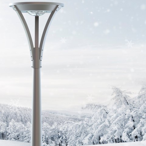 POWERNEED SOLARNA LAMPA ULICZNA 3000LM, LED X42, PANEL SOLARNY 18.75W, CZUJNIK RUCHU I ZMIERZCHOWY, 360°, CZARNA, SLL-31