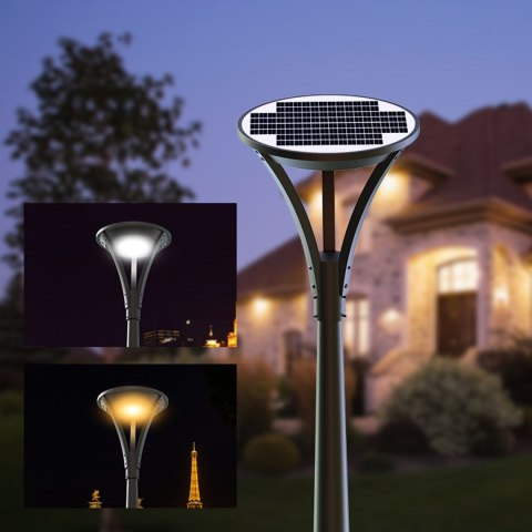 POWERNEED SOLARNA LAMPA ULICZNA 3000LM, LED X42, PANEL SOLARNY 18.75W, CZUJNIK RUCHU I ZMIERZCHOWY, 360°, CZARNA, SLL-31
