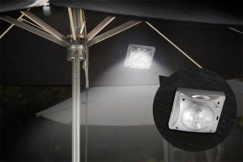 WYSOKIEJ JAKOŚCI LAMPA SOLARNA Z CZUJNIKIEM ZMIERZCHU POD PARASOL Maclean MCE124 WYSOKIEJ JAKOŚCI LAMPA SOLARNA Z CZUJNIKIEM ZMIERZCHU POD PARASOL Maclean MCE124