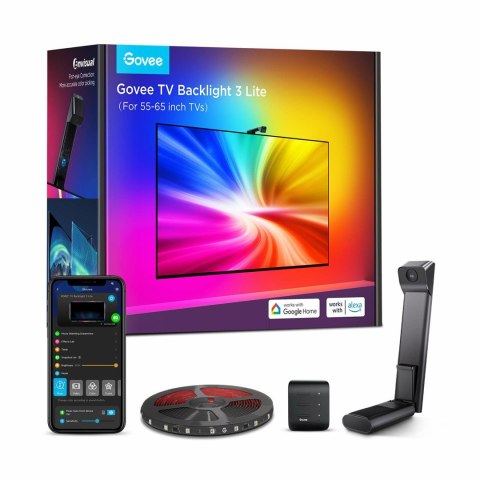 Govee H6099 TV Backlight 3 Lite | Podświetlenie LED | dla TV 75-85 cali, RGBICW, Wi-Fi+Bluetooth Govee H6099 TV Backlight 3 Lite | Podświetlenie LED | dla TV 75-85 cali, RGBICW, Wi-Fi+Bluetooth