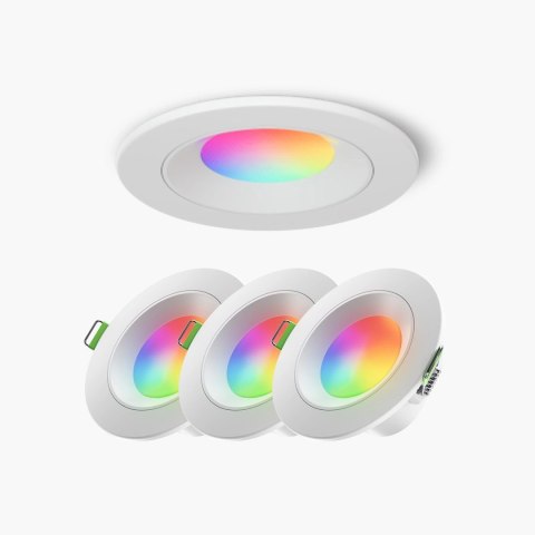 Nanoleaf NF080D02-4W3 inteligentne oświetlenie Inteligentne oświetlenie punktowe Bluetooth
