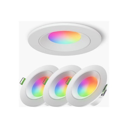 Nanoleaf NF080D02-4W3 inteligentne oświetlenie Inteligentne oświetlenie punktowe Bluetooth Nanoleaf NF080D02-4W3 inteligentne oświetlenie Inteligentne oświetlenie punktowe Bluetooth