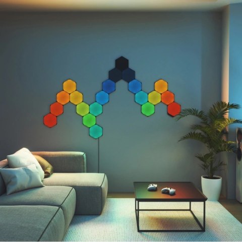 Nanoleaf NL42-0101HX-3PK inteligentne oświetlenie Inteligentny panel Wi-Fi Nanoleaf NL42-0101HX-3PK inteligentne oświetlenie Inteligentny panel Wi-Fi