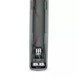Oprawa hermetyczna V-TAC VT-12023 2x 120cm (2x 18W) 6400K 3400lm (SKU 6399) Czarny