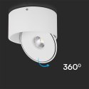 Oprawa natynkowa LED V-TAC VT-2825 20W CRI90 CCT 3000K-4000K-6400K 1408lm (SKU 23155) Biały