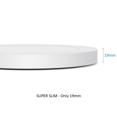 Panel plafon LED 7in1 podtynkowy natynkowy ultra slim 30W 3 kolory (WW, NW, CW) Led4U LD142 mikrofala wbudowany zasilacz Panel plafon LED 7in1 podtynkowy natynkowy ultra slim 30W 3 kolory (WW, NW, CW) Led4U LD142 mikrofala wbudowany zasilacz