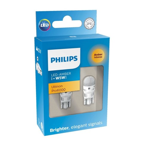 Philips Ultinon Pro6000 SI 11961AU60X2 Samochodowa żarówka sygnalizacyjna Philips Ultinon Pro6000 SI 11961AU60X2 Samochodowa żarówka sygnalizacyjna