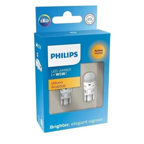Philips Ultinon Pro6000 SI 11961AU60X2 Samochodowa żarówka sygnalizacyjna Philips Ultinon Pro6000 SI 11961AU60X2 Samochodowa żarówka sygnalizacyjna